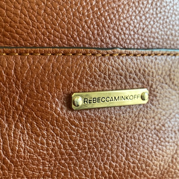 REBECCA MINKOFF "LEXI" BISCUIT BROWN BUCKET BAG 🌟EUC🌟 - Picture 7 of 17